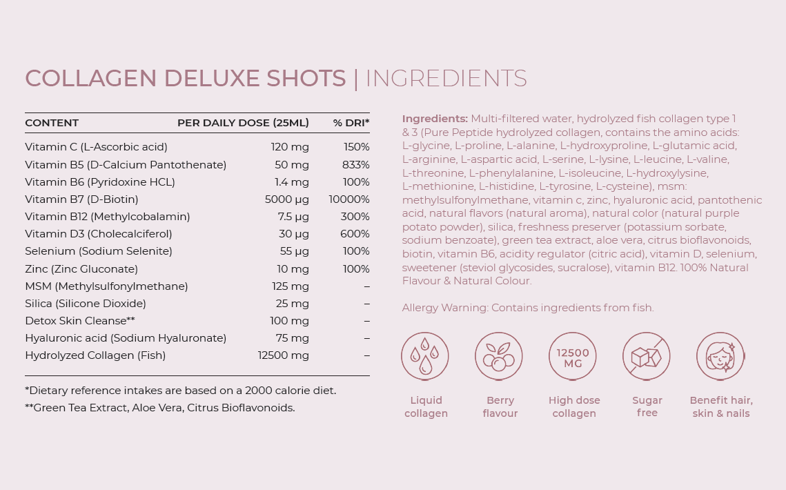 COLLAGEN DELUXE SHOTS | 20 PACK